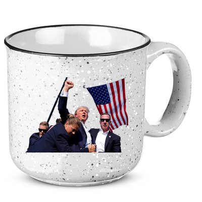 Trump Shot 2024 15oz Campfire Ceramic Mug
