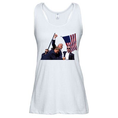 Trump Shot 2024 Ladies Essential Flowy Tank