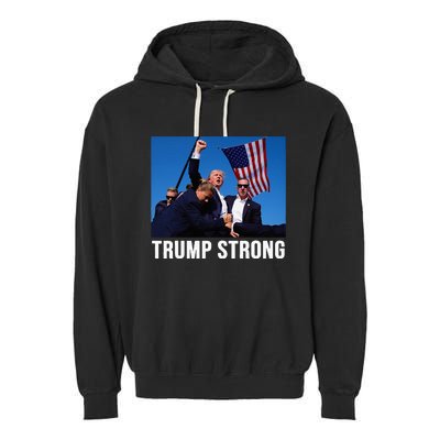 Trump Strong 2024 Garment-Dyed Fleece Hoodie