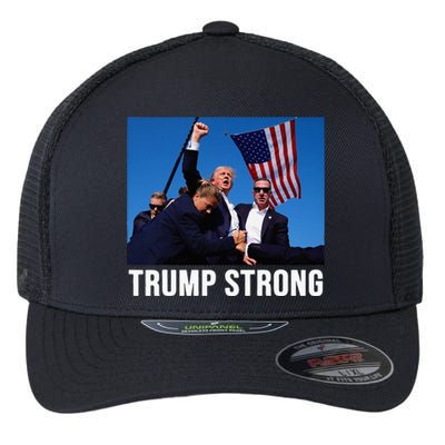 Trump Strong 2024 Flexfit Unipanel Trucker Cap