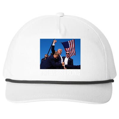 Trump Strong 2024 Snapback Five-Panel Rope Hat