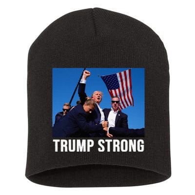 Trump Strong 2024 Short Acrylic Beanie