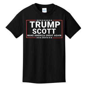 Trump Scott 2024 Make America Great Again Kids T-Shirt