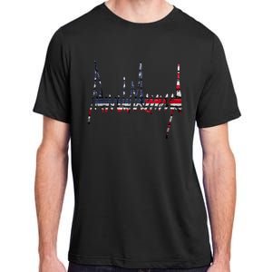 Trump Signature 2024 President Patriotic American Flag Usa Adult ChromaSoft Performance T-Shirt