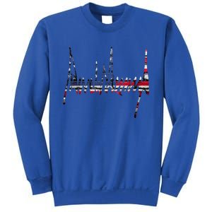 Trump Signature 2024 President Patriotic American Flag Usa Sweatshirt