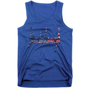 Trump Signature 2024 President Patriotic American Flag Usa Tank Top