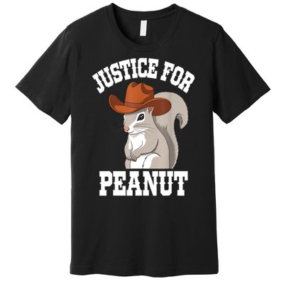 The Squirrel 2024 Justice For Peanut Gift Premium T-Shirt