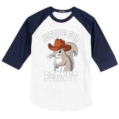 The Squirrel 2024 Justice For Peanut Gift Baseball Sleeve Shirt