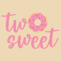 two sweet 2nd birthday decoration Donut Drawstring Bag