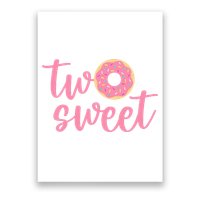 two sweet 2nd birthday decoration Donut Poster