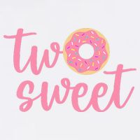 two sweet 2nd birthday decoration Donut Poster