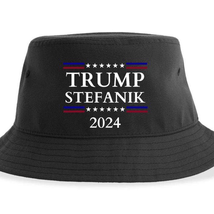 Trump Stefanik 2024 Elise Stefanik For Vice President 2024 Sustainable Bucket Hat