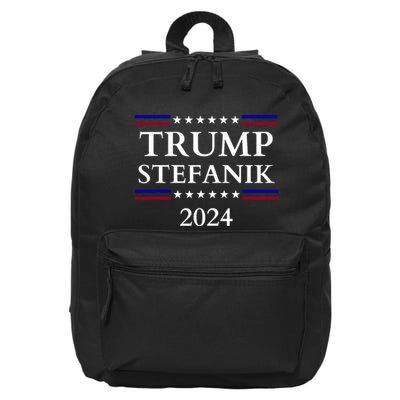 Trump Stefanik 2024 Elise Stefanik For Vice President 2024 16 in Basic Backpack