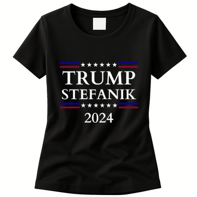 Trump Stefanik 2024 Elise Stefanik For Vice President 2024 Womens T-Shirt
