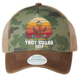 Trot Squad 2024 Turkey Run Thanksgiving Running Gift Legacy Tie Dye Trucker Hat