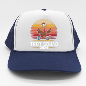 Trot Squad 2024 Turkey Run Thanksgiving Running Gift Trucker Hat