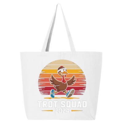 Trot Squad 2024 Turkey Run Thanksgiving Running Gift 25L Jumbo Tote