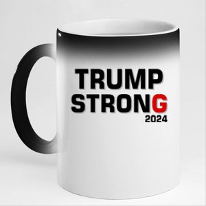 Trump Strong 2024 11oz Black Color Changing Mug