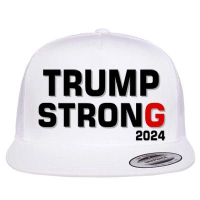 Trump Strong 2024 Flat Bill Trucker Hat