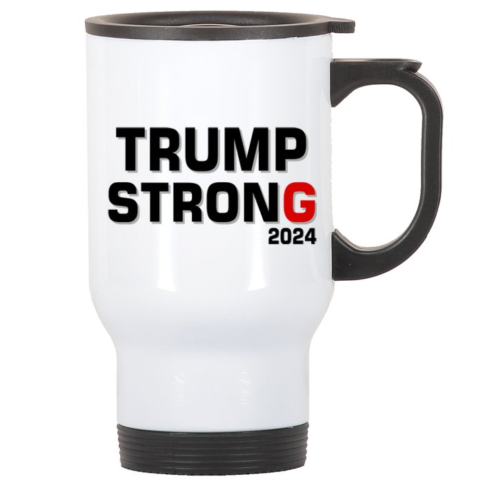 Trump Strong 2024 Stainless Steel Travel Mug