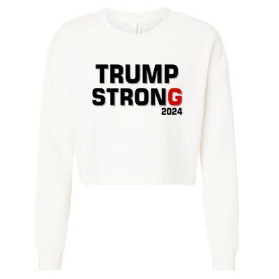 Trump Strong 2024 Cropped Pullover Crew