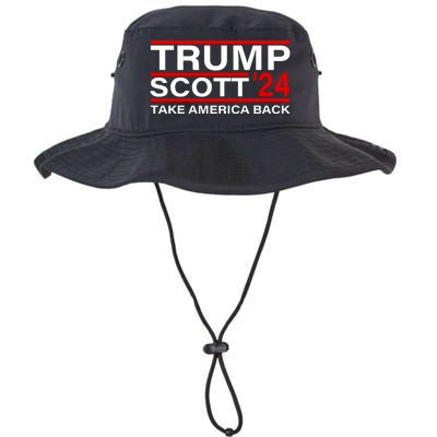 Trump Scott 2024 Take America Back Pro Trump 24 Legacy Cool Fit Booney Bucket Hat