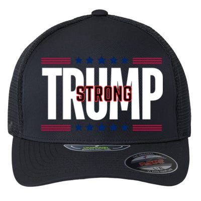 Trump Strong 2024 Flexfit Unipanel Trucker Cap