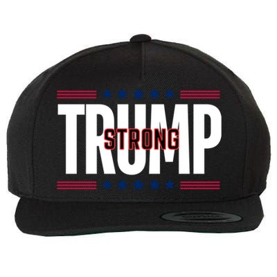 Trump Strong 2024 Wool Snapback Cap