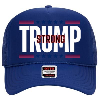 Trump Strong 2024 High Crown Mesh Back Trucker Hat