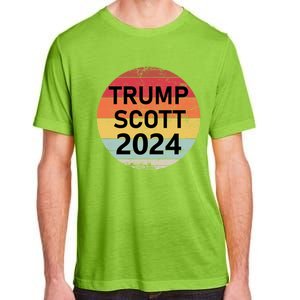 Trump Scott 2024 President Vote Usa Election Maga Gift Adult ChromaSoft Performance T-Shirt