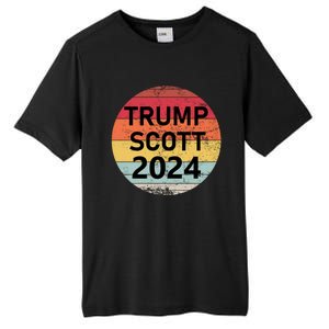 Trump Scott 2024 President Vote Usa Election Maga Gift Tall Fusion ChromaSoft Performance T-Shirt