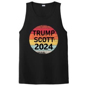 Trump Scott 2024 President Vote Usa Election Maga Gift PosiCharge Competitor Tank