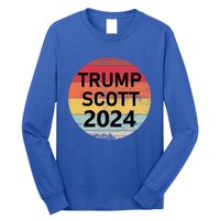 Trump Scott 2024 President Vote Usa Election Maga Gift Long Sleeve Shirt