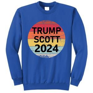 Trump Scott 2024 President Vote Usa Election Maga Gift Tall Sweatshirt