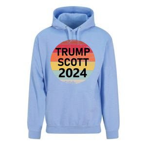 Trump Scott 2024 President Vote Usa Election Maga Gift Unisex Surf Hoodie