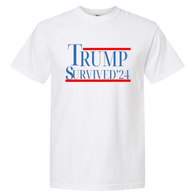 Trump Survived 24 Garment-Dyed Heavyweight T-Shirt