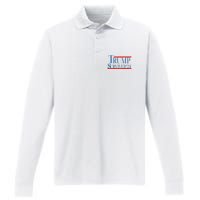 Trump Survived 24 Performance Long Sleeve Polo