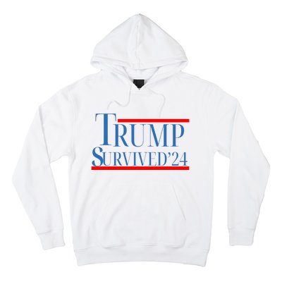 Trump Survived 24 Hoodie