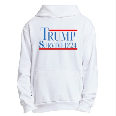 Trump Survived 24 Urban Pullover Hoodie