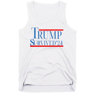 Trump Survived 24 Tank Top