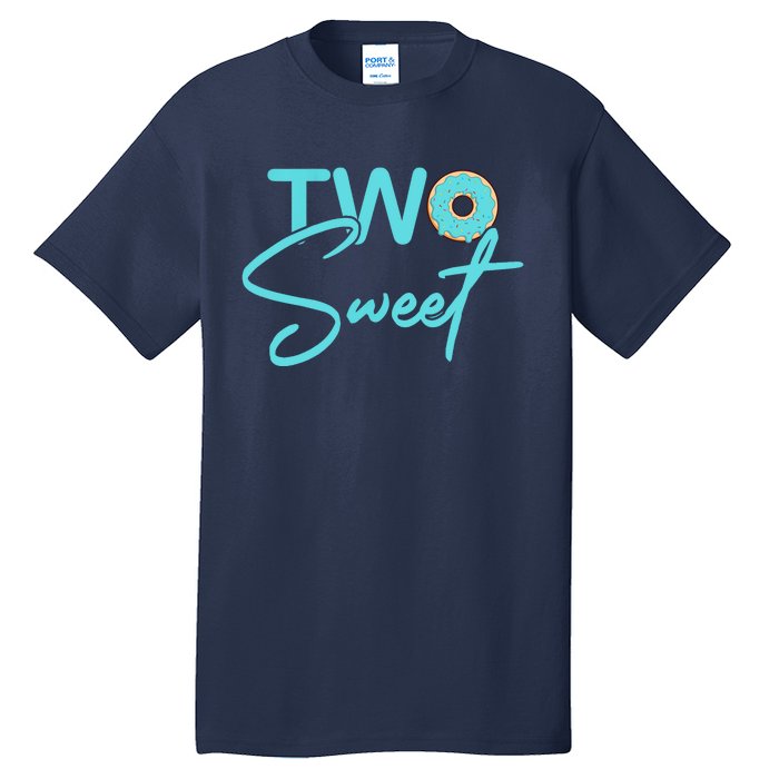 TWO SWEET 2 YEAR OLD 2nd Birthday Gift Donut Tall T-Shirt