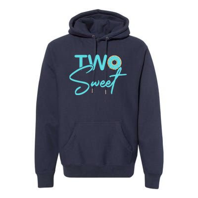 TWO SWEET 2 YEAR OLD 2nd Birthday Gift Donut Premium Hoodie