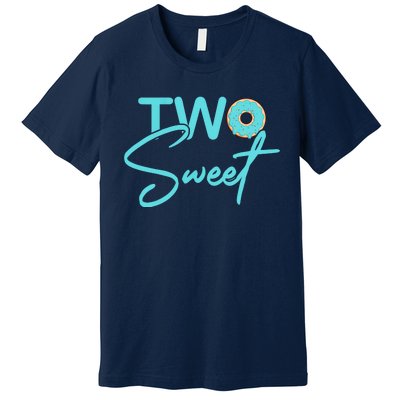 TWO SWEET 2 YEAR OLD 2nd Birthday Gift Donut Premium T-Shirt