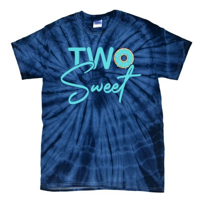 TWO SWEET 2 YEAR OLD 2nd Birthday Gift Donut Tie-Dye T-Shirt