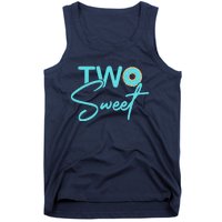 TWO SWEET 2 YEAR OLD 2nd Birthday Gift Donut Tank Top