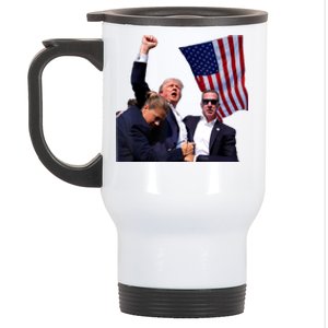 Trump Shooting 2024 Stainless Steel Travel Mug