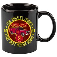 Truck Side 51 Emergency Squad Logo Essential 11oz C Handle Ceramic Mug