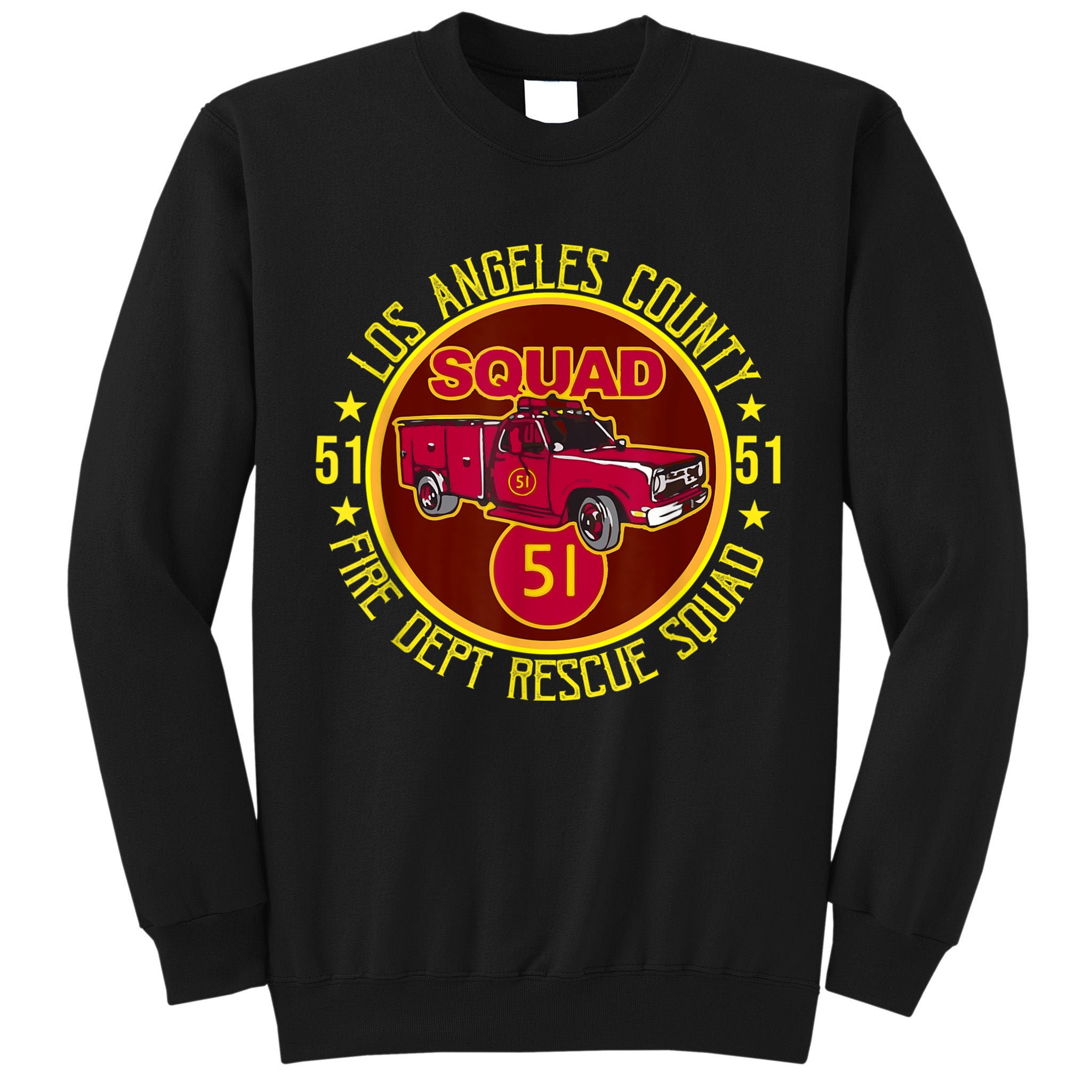 Truck Side 51 Emergency Squad Logo Essential Tall Sweatshirt