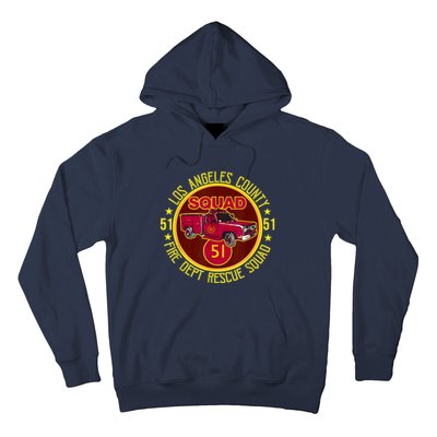 Truck Side 51 Emergency Squad Logo Essential Hoodie