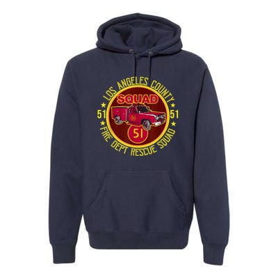 Truck Side 51 Emergency Squad Logo Essential Premium Hoodie